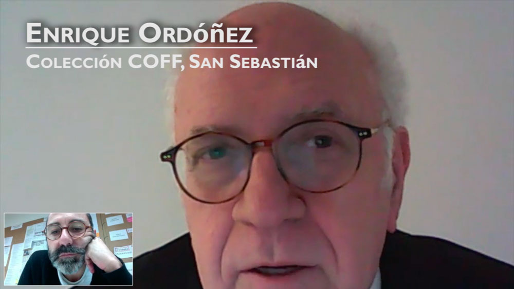 Interview with Enrique Ordóñez, Colección COFF, San Sebastián [Spanish]
